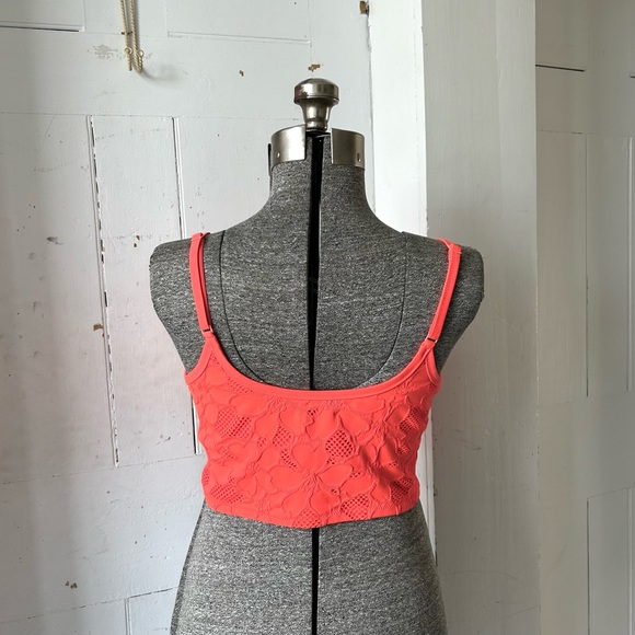 Aerie Floral Texture Padded Sports Bra - Picture 4 of 12